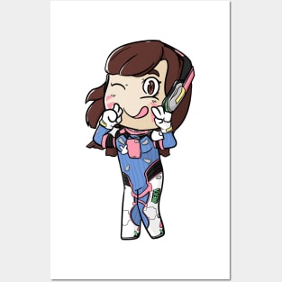 D.Va Overwatch Chibi Posters and Art